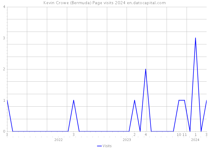 Kevin Crowe (Bermuda) Page visits 2024 