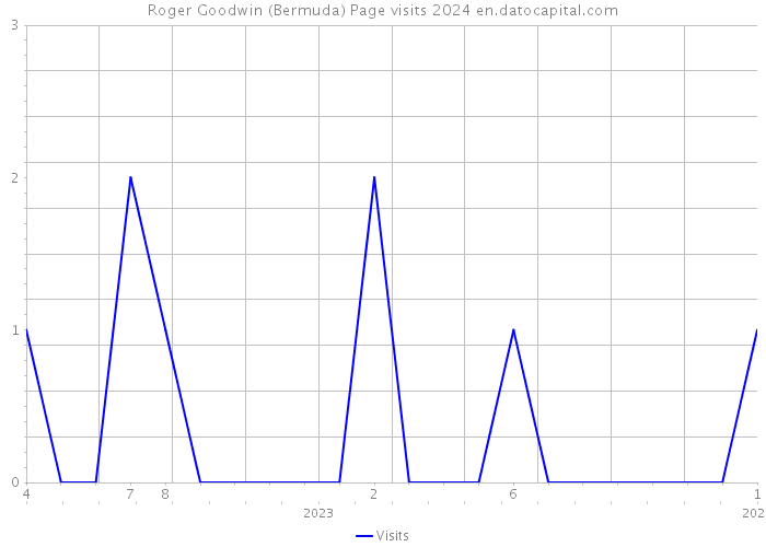 Roger Goodwin (Bermuda) Page visits 2024 