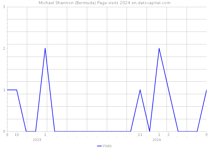 Michael Shannon (Bermuda) Page visits 2024 
