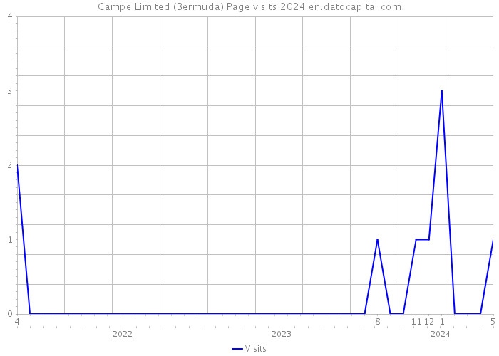 Campe Limited (Bermuda) Page visits 2024 
