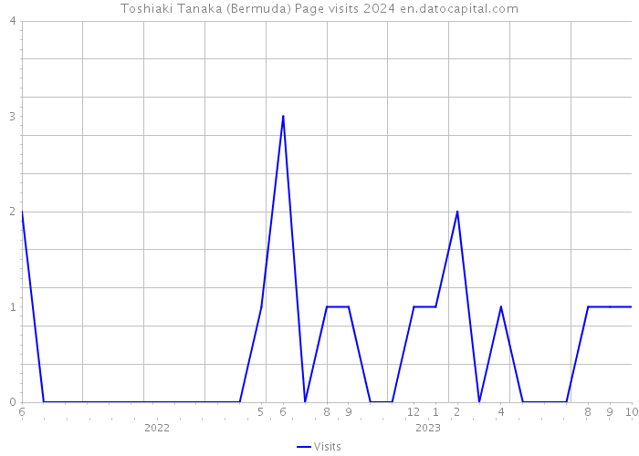 Toshiaki Tanaka (Bermuda) Page visits 2024 