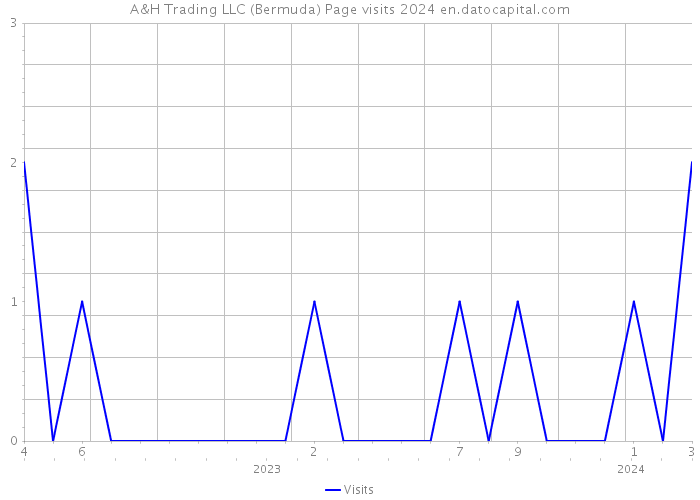 A&H Trading LLC (Bermuda) Page visits 2024 